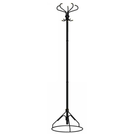 Вешалка напольная Ажур 2Ф на 5 персон черная