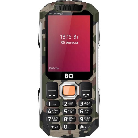 Мобильный телефон BQ-2817 Tank Quattro Power камуфляж (86184029)