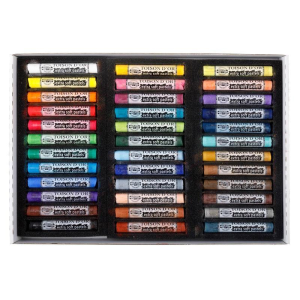 Пастель сухая Koh-I-Noor Toison Dor Extra Soft 8555 круглая 36 цветов