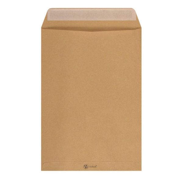 Пакет почтовый Multipack С4 из крафт-бумаги стрип 229х324 мм (100 г/кв.м, 50 штук в упаковке)
