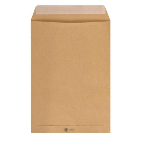 Пакет почтовый Multipack С4 из крафт-бумаги стрип 229х324 мм (100 г/кв.м, 200 штук в упаковке)