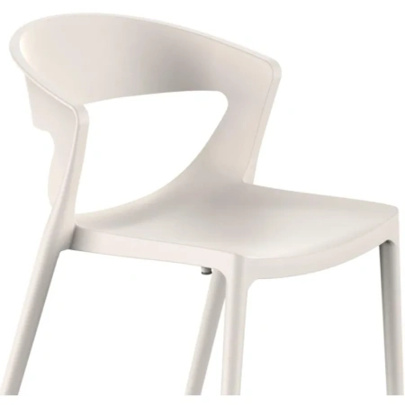 Стул обеденный Evok светло-бежевый (пластик)