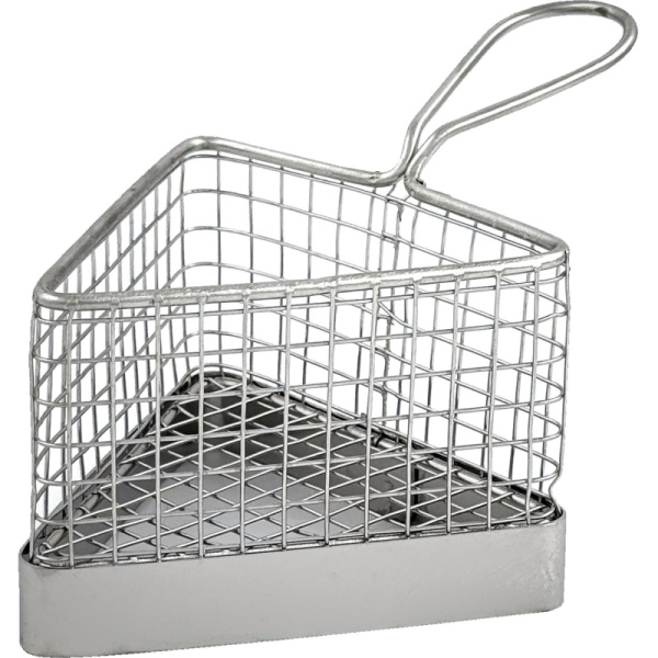 Емкость для закусок сетчатая треугольная 11см h8см, нерж.сталь BSK215NM