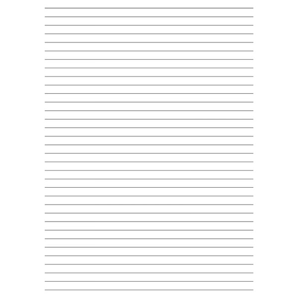 Блокнот А7 в линейку 40 листов на скобе (75х100 мм)