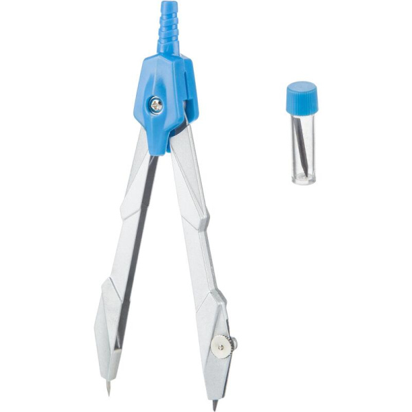 Готовальня Attache BF-BX1 2 предмета (в пластиковом пенале с  европодвесом, синий)