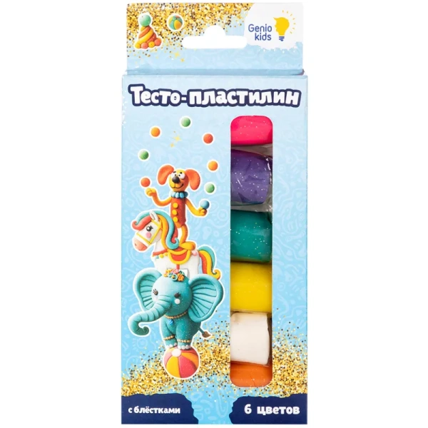 Набор для лепки Genio Kids 6 цветов 180 г (TA1091)