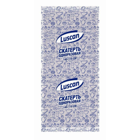 Скатерть  Luscan спанбонд белая 110x140 см