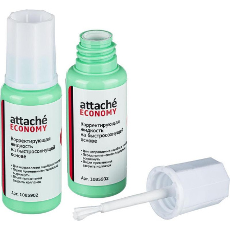 Корректирующая жидкость (штрих) Attache Economy быстросохнущая 12 г