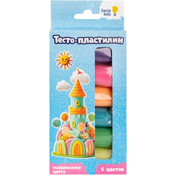 Набор для лепки Genio Kids 6 цветов 180 г (TA1089V)