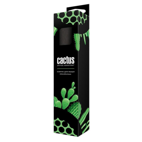Коврик для мыши Cactus CS-MP-D02S Black Mesh (1367825)