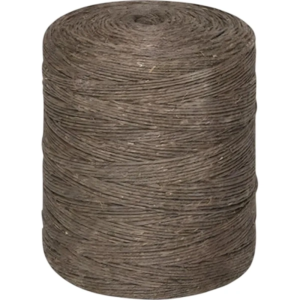 Шнур банковский льняной полированный 1250 текс 2 нити (1000 м, бобина 1.3 кг)