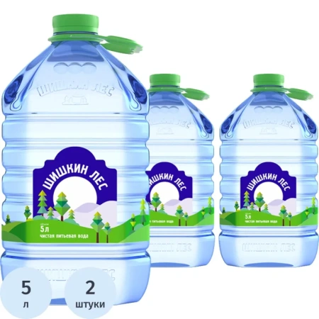 Вода питьевая Шишкин Лес негазированная 5 л