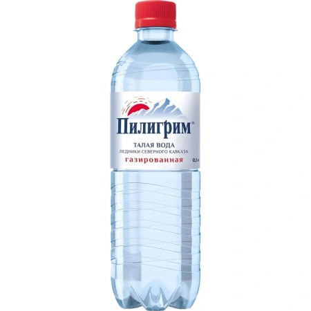 Вода минеральная Пилигрим столовая газированная 0.5 л