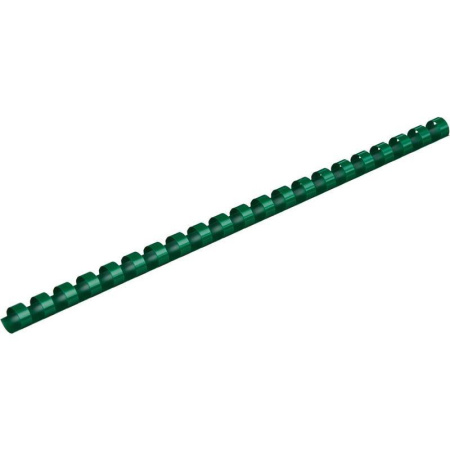 Пружины для переплета пластиковые ProMega Office 12мм зеленые 100шт/уп.