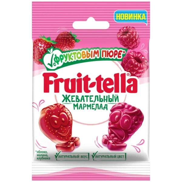 Мармелад Fruittella с фруктовым пюре 36 г (12 штук в упаковке)