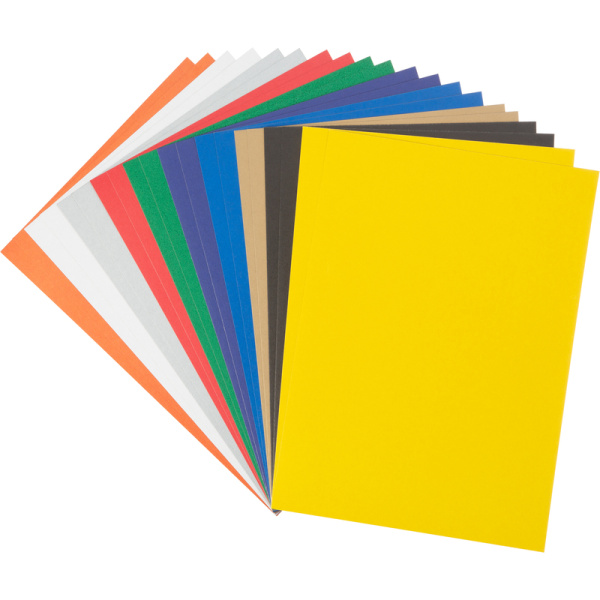 Картон цветной Выбор Есть (А4, 20 листов, 10 цветов, немелованный)
