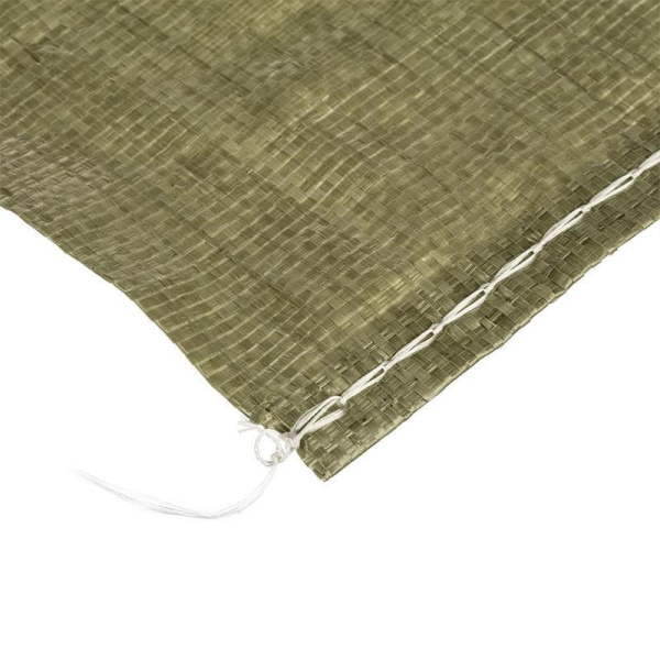 Мешок полипропиленовый второй сорт зеленый 55x95 см (10 штук в упаковке)