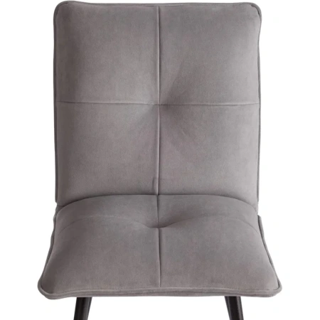 Стул обеденный Комус Мебель Flip серый (ткань, металл)