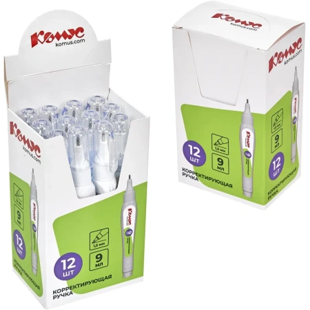 Корректирующий карандаш Комус 9 мл (быстросохнущая основа)