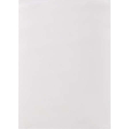 Папка-уголок пластиковая прозрачная 100 мкм (10 штук в упаковке)