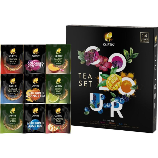 Чай ассорти Curtis Colour Tea Set 54 пакетика