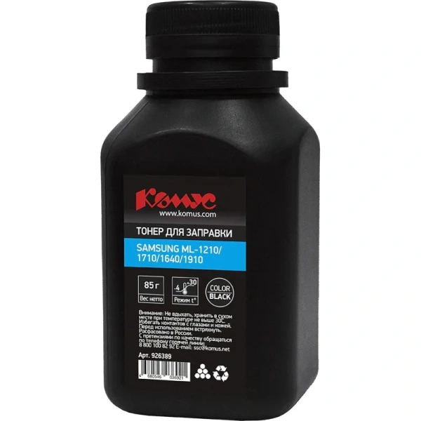 Тонер Комус для Samsung ML-1210/1710/1640/1910 85 г черный