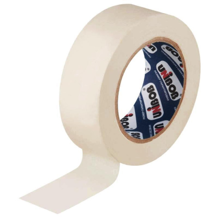 Клейкая лента малярная Unibob легкоудаляемая 38 ммх50 м