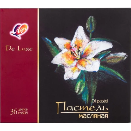 Пастель масляная Луч De Luxe круглая 36 цветов