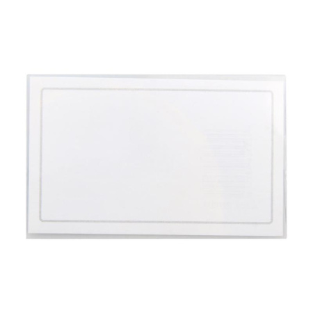 Бейдж Attache Economy горизонтальный 90х55 мм булавка/зажим (50 штук в упаковке)