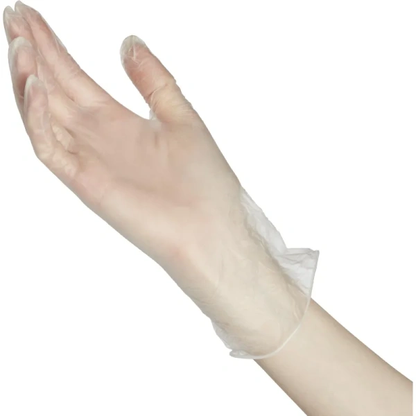 Перчатки медицинские смотровые виниловые Armilla нестерильные  неопудренные размер XL (9-9.5) бесцветные (50 пар/100 штук в упаковке)