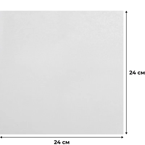 Салфетки бумажные Focus Economic Choice 1-слойные 24x24 см белые (100  листов в пачке)