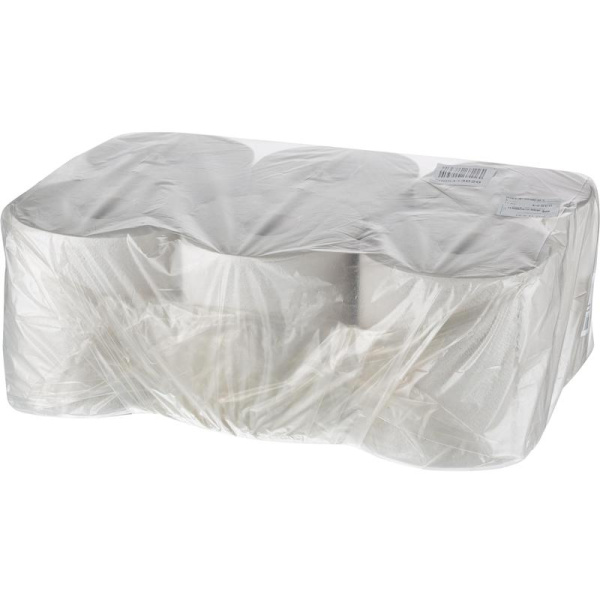 Полотенца бумажные в рулонах 1-слойные 6 рулонов по 200 метров