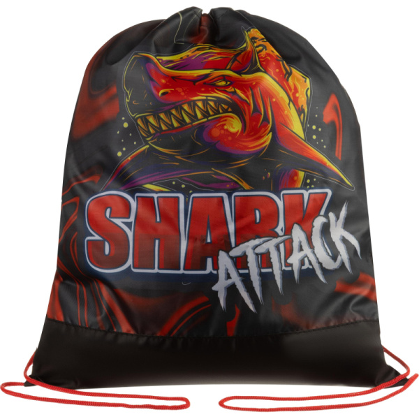 Сумка для сменной обуви цветная, ткань, СДС-3, SHARK ATTACK 2024