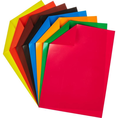 Бумага цветная №1School Отличник (А4, 8 листов, 8 цветов, мелованная, двусторонняя)