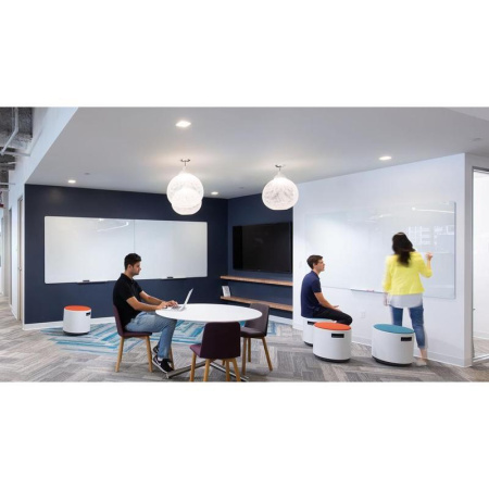 Доска стеклянная магнитно-маркерная Attache белая 120х240 см