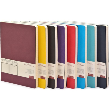 Ежедневник недатированный Bruno Visconti Megapolis Flex искусственная кожа A5 136 листов морская волна (140х210 мм) (артикул производителя 3-531/15)