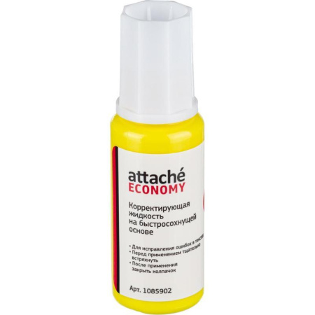 Корректирующая жидкость (штрих) Attache Economy быстросохнущая 12 г