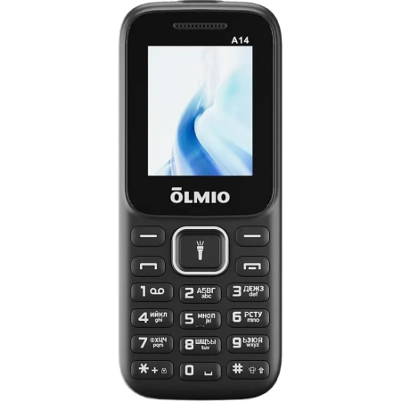 Мобильный телефон Olmio A14 чёрный (48142)
