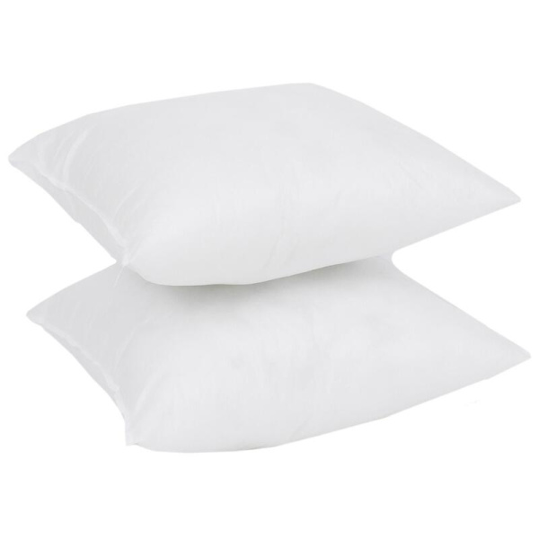 Подушка Luscan 40х40 см ПЭ 100% новолон/спанбонд 2 штуки в упаковке