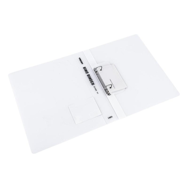 Папка на 2-х кольцах Deli А4 35 мм прозрачная до 200 листов