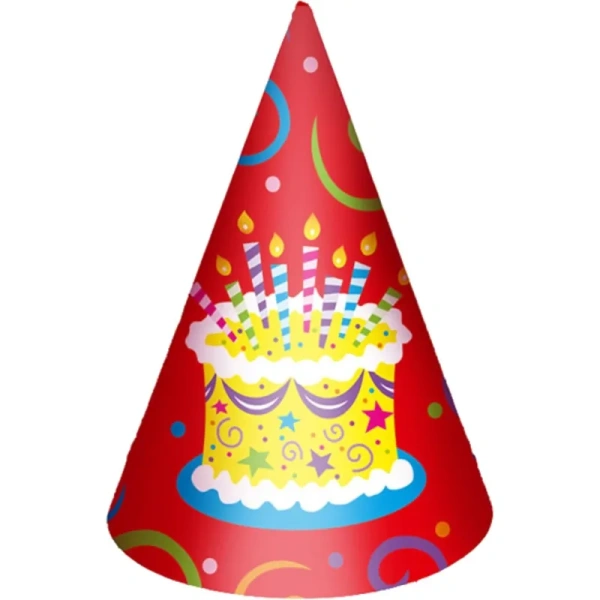 Колпачок Патибум Торт яркий (6 штук в упаковке)