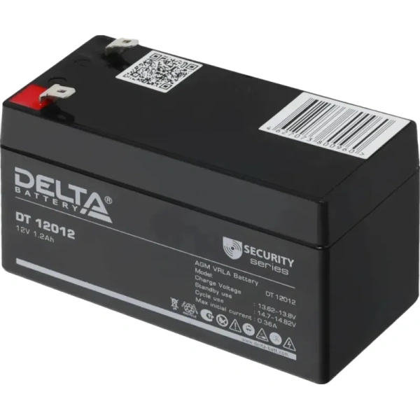 Батарея для ИБП Delta DT 12012 12 В 1.2 А·ч (4614010040004)