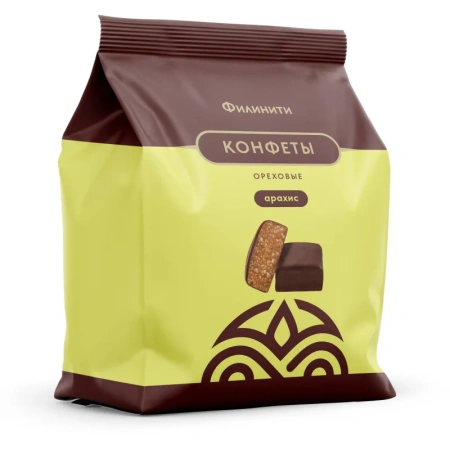 Конфеты Филинити глазированные с арахисом 165 г