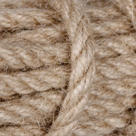Верёвка джутовая кручёная (6 мм, 20 м)