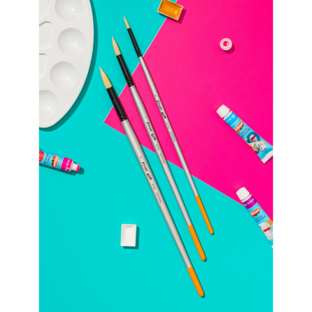 Кисть художественная Комус Арт круглая синтетика №7