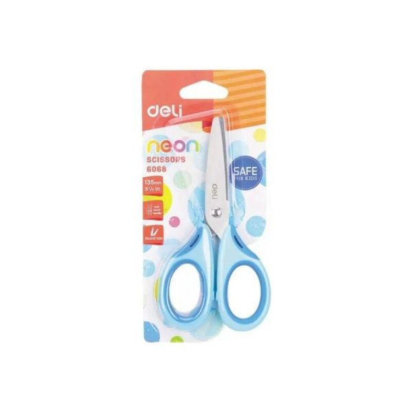 Ножницы детские Deli E6068 Neon 135 мм