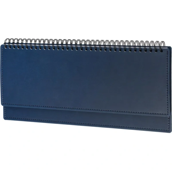 Планинг датированный 2026 год Attache Вива искусственная кожа 303х150 мм  60 листов синий