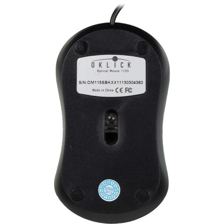 Мышь компьютерная Oklick 115S черная