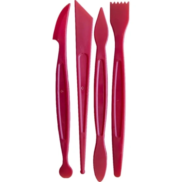 Набор стеков для лепки Луч Школа творчества пластик (4 штуки в упаковке)