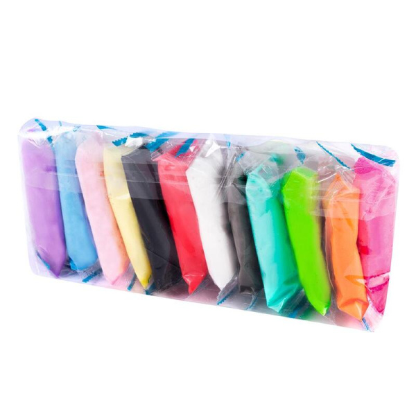 Набор для лепки Genio Kids Легкий пластилин 12 цветов 125 г